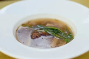 Bok Chouy and Mushroom Soup