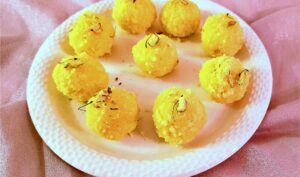 Malai Kesar Laddoo