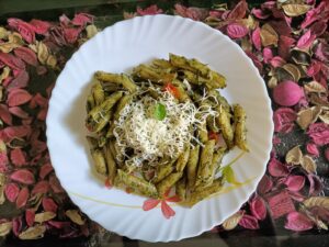 Pesto Pasta by Dr Vanessa D’souza (Guest Recipe)