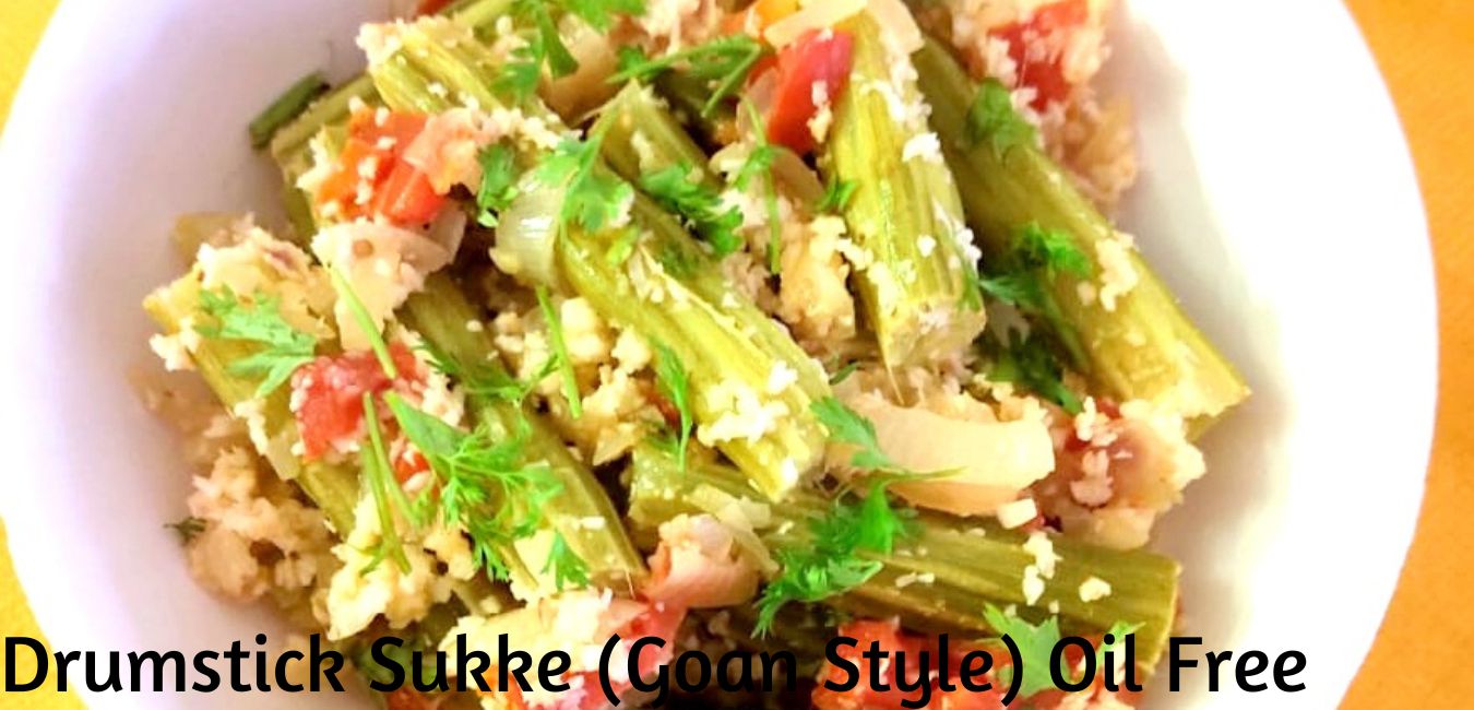 Drumstick sukke is a healthy dish without a drop oil and tastes so good