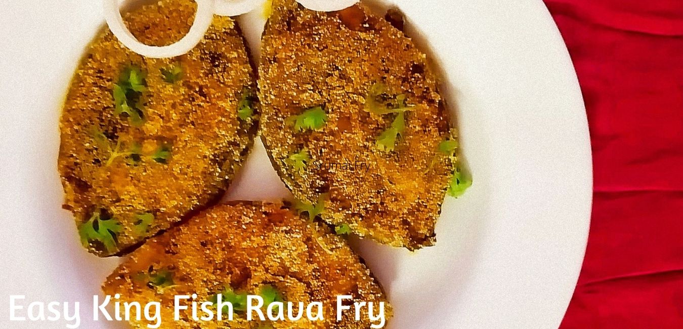 Authentic Goan Style King Fish Rava Fry (Surmai)