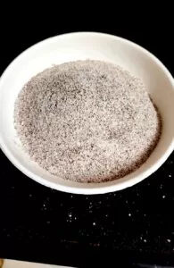 Ragi flour - Washed, dried, roasted and ground - all at home
