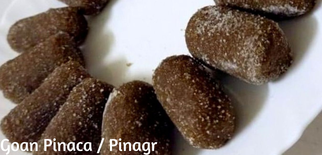 Pinaca is a traditional Goan sweet made with red rice flour, coconut and Goan jaggery