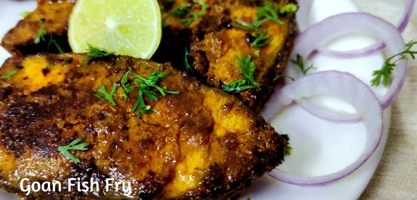 Goan Fish Masala Fry - A spicy and tangy flavourful marinade was used to make this Goan style fish fry