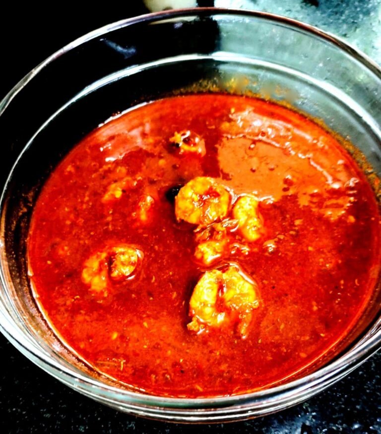 Prawns Ambot Tik (Goan Curry) - Deliciously URS