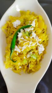 Cabbage Foogath is a side dish and a staple in Goan households