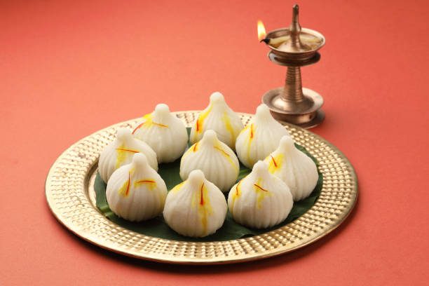 Modak- a traditional dish made during Ganesh Chaturthi festival in India